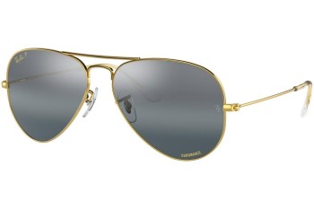 Sončna očala Ray-Ban Aviator Chromance Collection RB3025 9196G6 Polarized Pilotska Zlata