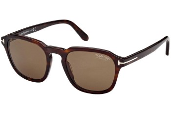 Sončna očala Tom Ford FT0931 52H Polarized Okrogla Havana