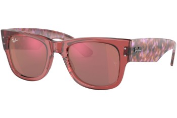 Sončna očala Ray-Ban Mega Wayfarer RB0840S 66372K Kvadratna Roza