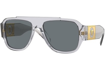 Sončna očala Versace Macy'S Aviator VE4436U 530580 Flat Top Siva