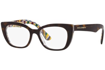 Očala Dolce & Gabbana DX3357 3217 Cat Eye Havana