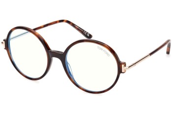 Očala Tom Ford FT5914-B 052 Okrogla Havana