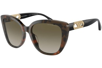 Sončna očala Emporio Armani EA4214U 60608E Cat Eye Havana