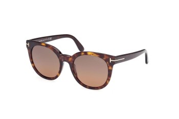 Sončna očala Tom Ford FT1109 52H Polarized Okrogla Havana