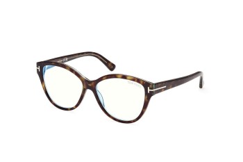 Očala Tom Ford FT5954-B 055 Cat Eye Havana