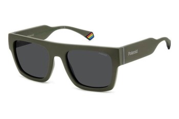 Sončna očala Polaroid PLD6224/S/X 3Y5/M9 Polarized Flat Top Zelena