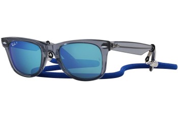 Sončna očala Ray-Ban Wayfarer RB2140 66414L Polarized Kvadratna Siva