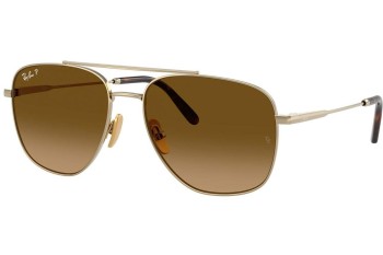 Sončna očala Ray-Ban RB8097 9265M2 Polarized Pilotska Zlata