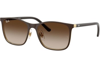 Sončna očala Ray-Ban Junior RJ9551S 297/13 Kvadratna Rjava