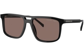 Sončna očala Prada PRA22SF 16K30H Polarized Pravokotna Črna