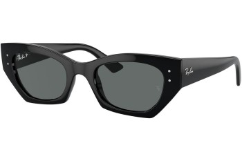 Sončna očala Ray-Ban RB4430 667781 Polarized Zgornji okvir Črna