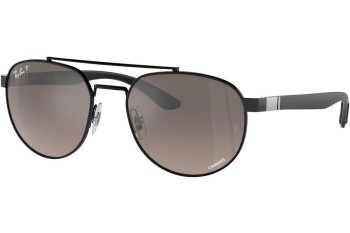 Sončna očala Ray-Ban RB3736CH 002/5J Polarized Pravokotna Črna