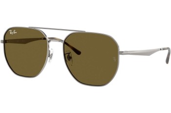 Sončna očala Ray-Ban RB3724D 004/73 Pravokotna Siva