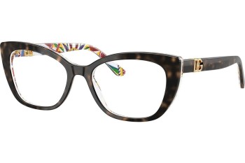 Očala Dolce & Gabbana DG3398 3217 Cat Eye Havana