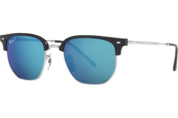 Sončna očala Ray-Ban New Clubmaster RB4416 66704L Polarized Zgornji okvir Črna