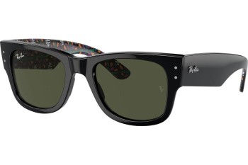 Sončna očala Ray-Ban Mega Wayfarer RB0840S 140031 Kvadratna Črna