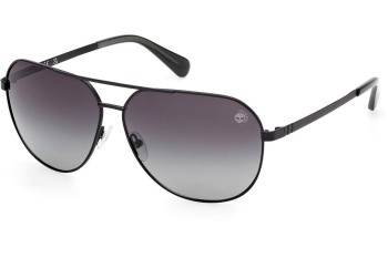 Sončna očala Timberland TB00029 02D Polarized Pilotska Črna