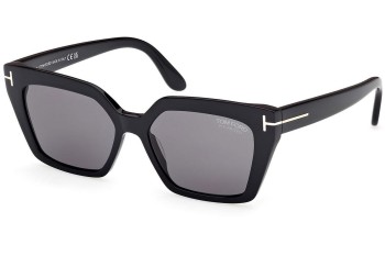 Sončna očala Tom Ford FT1030 01D Polarized Cat Eye Črna