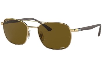 Sončna očala Ray-Ban Chromance Collection RB3670CH 001/AN Polarized Kvadratna Zlata