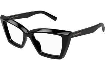 Očala Saint Laurent SL657OPT 001 Cat Eye Črna