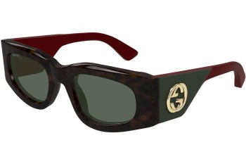 Sončna očala Gucci GG1664S 002 Kvadratna Havana