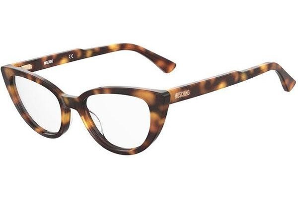 Očala Moschino MOS605 05L Cat Eye Havana