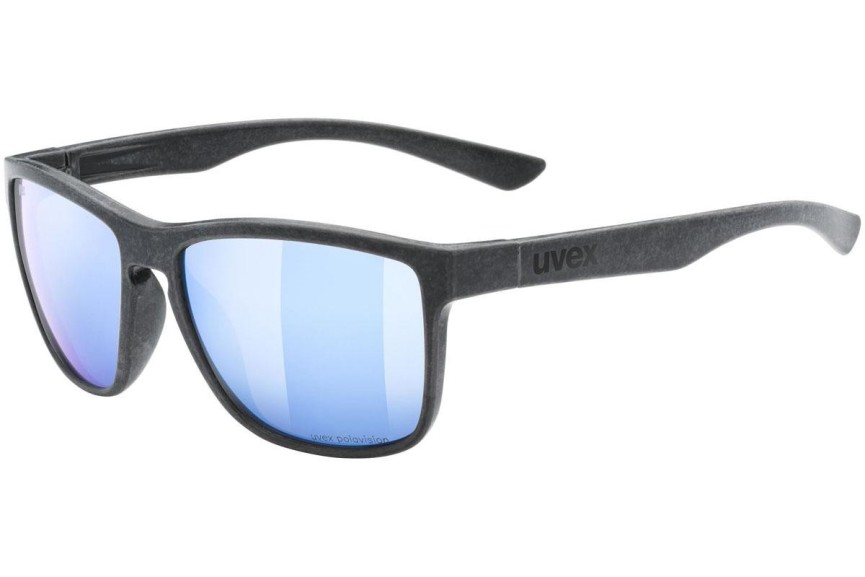 Sončna očala uvex lgl ocean 2 P Black Mat S3 Polarized Kvadratna Črna