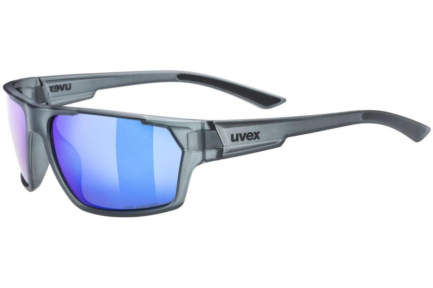 Sončna očala uvex sportstyle 233 P Smoke Mat S3 Polarized Pravokotna Siva