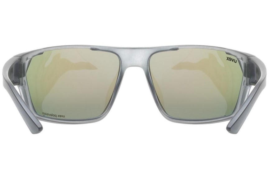 Sončna očala uvex sportstyle 233 P Smoke Mat S3 Polarized Pravokotna Siva