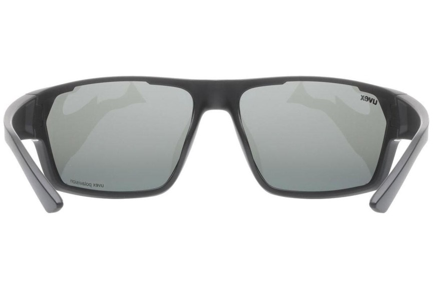 Sončna očala uvex sportstyle 233 P Black Mat S3 Polarized Pravokotna Črna