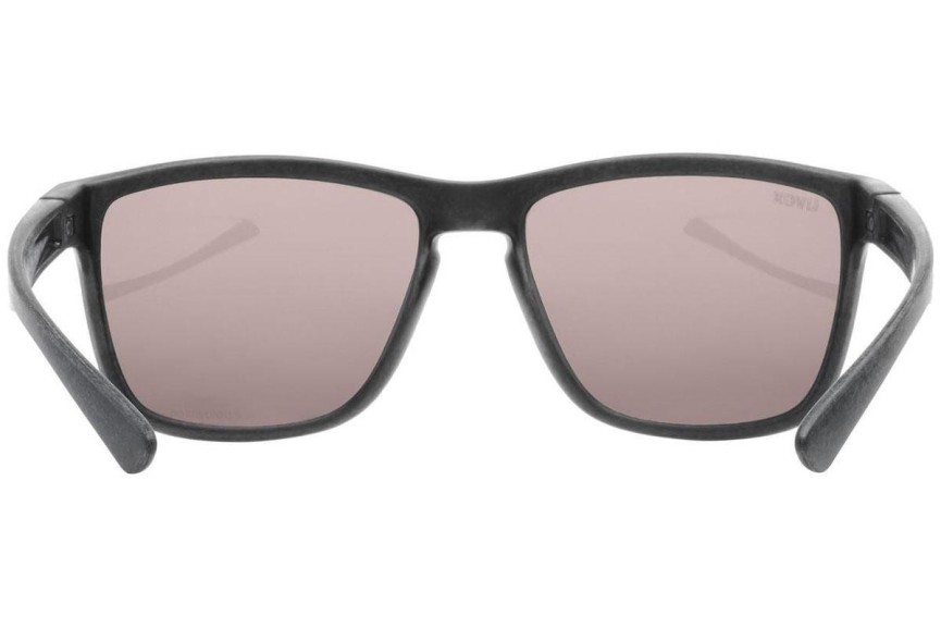 Sončna očala uvex lgl ocean 2 P Black Mat S3 Polarized Kvadratna Črna