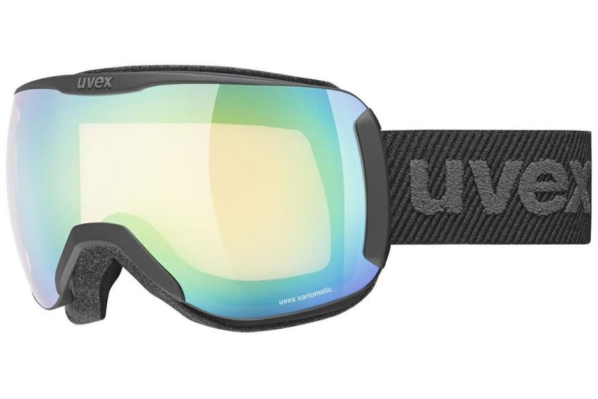 Smučarska očala uvex downhill 2100 V Black Mat S1-S3 Photochromic Enojna leča | Shield Črna