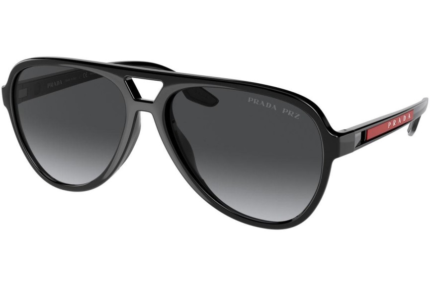 Sončna očala Prada Linea Rossa PS06WS 1AB06G Polarized Pilotska Črna