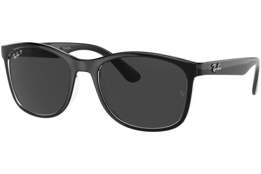 Sončna očala Ray-Ban RB4374 603948 Polarized Kvadratna Črna