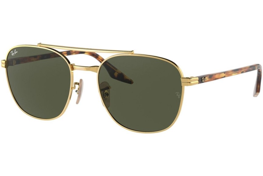 Sončna očala Ray-Ban RB3688 001/31 Kvadratna Zlata