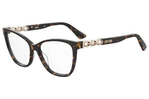 Očala Moschino MOS588 086 Cat Eye Havana