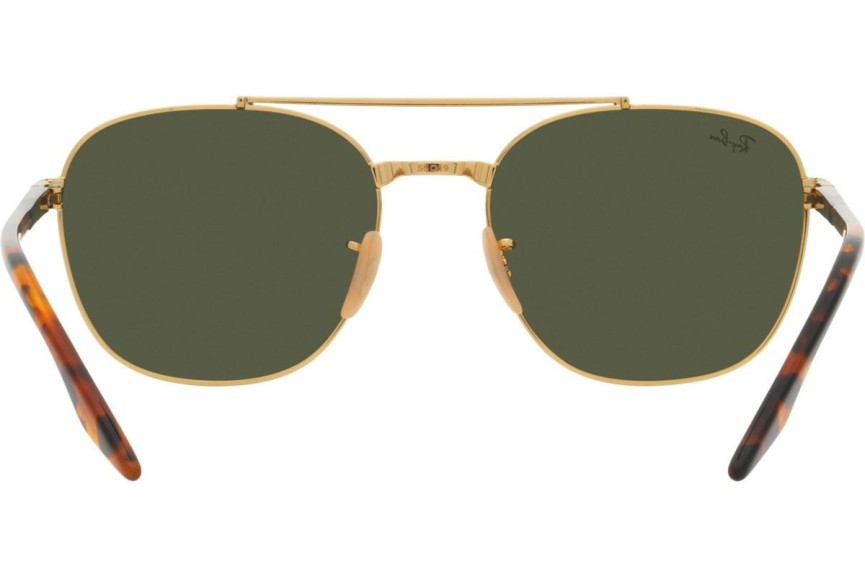 Sončna očala Ray-Ban RB3688 001/31 Kvadratna Zlata