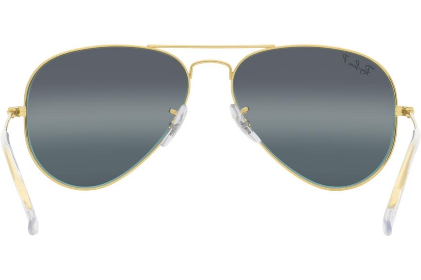 Sončna očala Ray-Ban Aviator Chromance Collection RB3025 9196G6 Polarized Pilotska Zlata