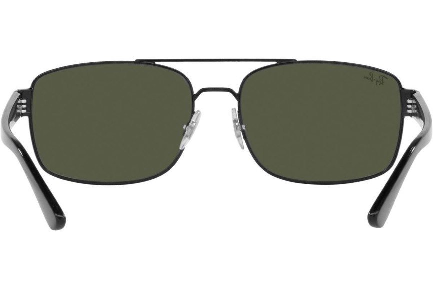 Sončna očala Ray-Ban RB3687 002/31 Pravokotna Črna