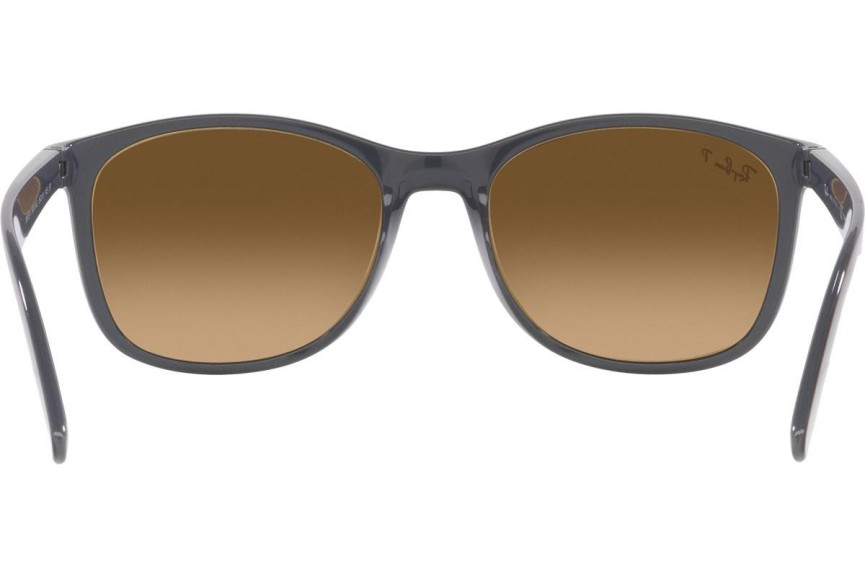 Sončna očala Ray-Ban RB4374 6600M2 Polarized Kvadratna Rjava