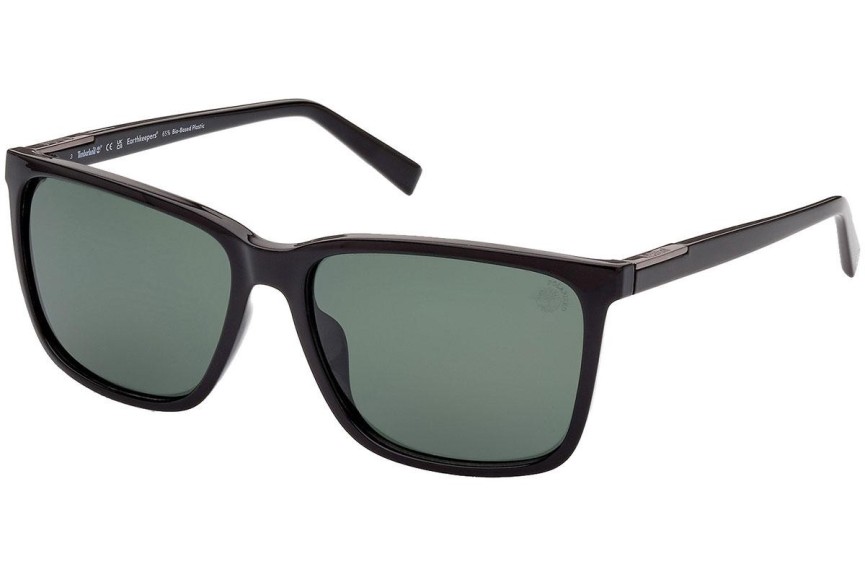 Sončna očala Timberland TB9280-H 01R Polarized Kvadratna Črna