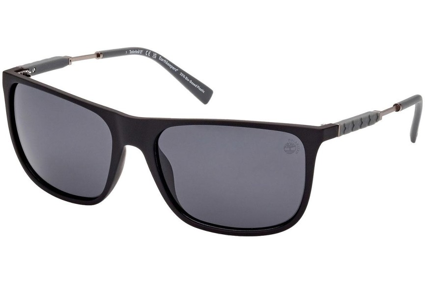 Sončna očala Timberland TB9281 02D Polarized Kvadratna Črna