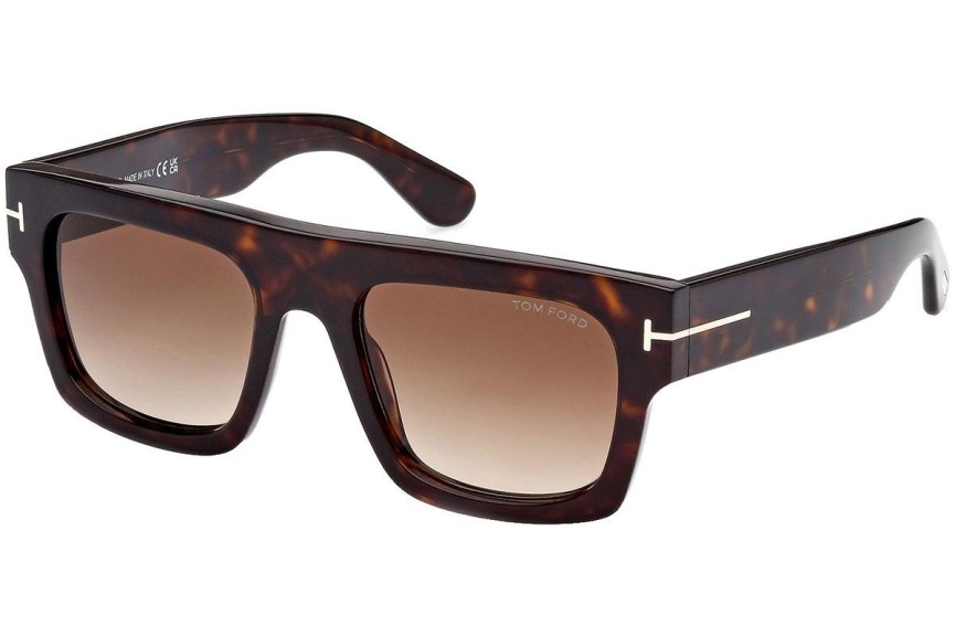 Sončna očala Tom Ford Fausto FT0711 52F Flat Top Havana