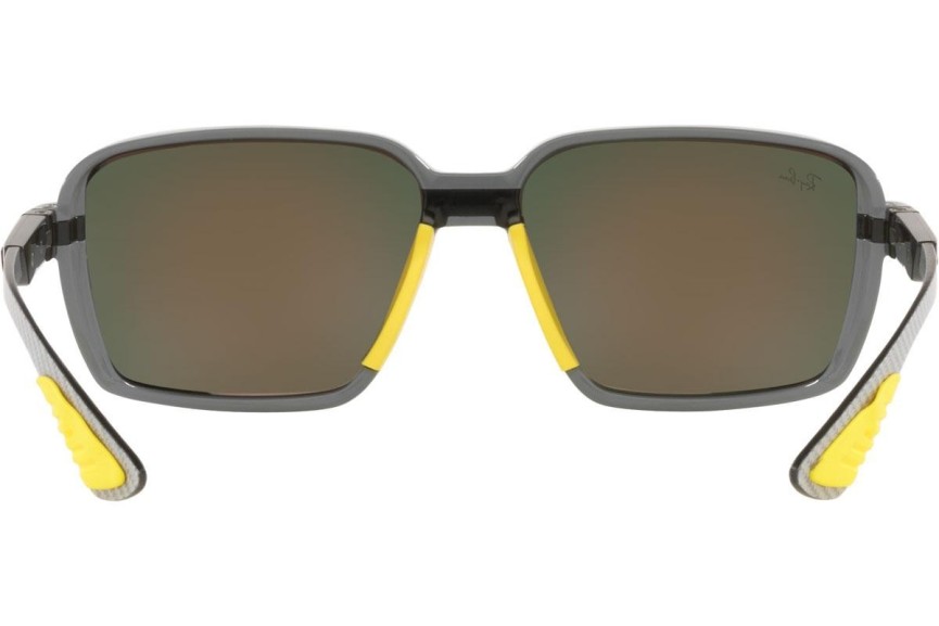 Sončna očala Ray-Ban Scuderia Ferrari Collection RB8360M F6726Q Pravokotna Siva