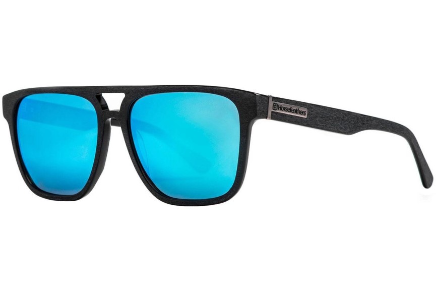 Sončna očala Horsefeathers Trigger AM080B Polarized Kvadratna Črna