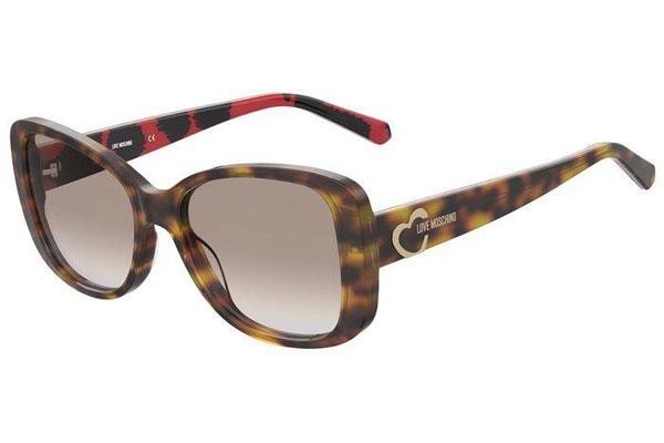 Sončna očala Love Moschino MOL054/S GCR/HA Cat Eye Havana