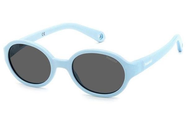 Sončna očala Polaroid Junior PLDK004/S MVU/M9 Polarized Ovalna Modra