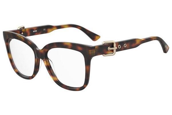 Očala Moschino MOS609 086 Cat Eye Havana