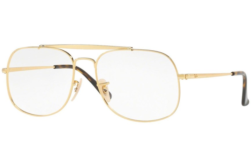 Očala Ray-Ban The General Optics RX6389 2500 Pilotska Zlata