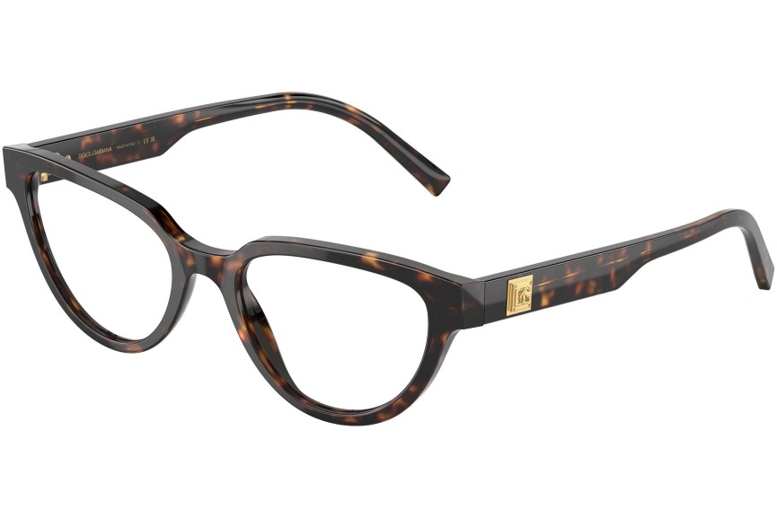 Očala Dolce & Gabbana DG3358 502 Cat Eye Havana